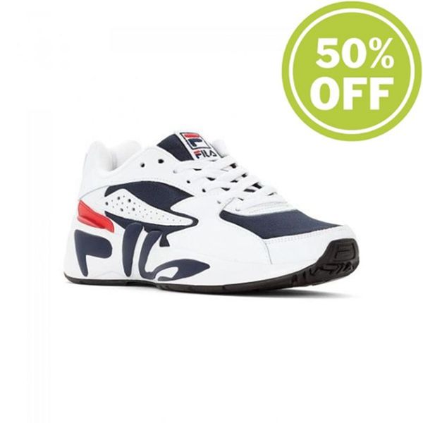 Fila Men's Sneakers - Navy/White Red,NZ 367-46915